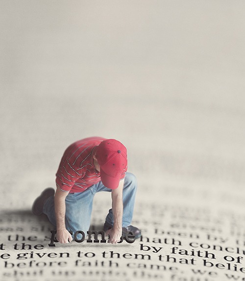 Man inside the Bible